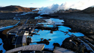vulcão Lagoa Azul Islândia
