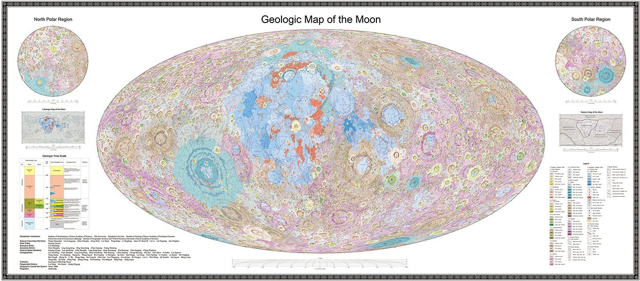 China publica el mapa lunar más detallado hasta la fecha;  ver las fotos