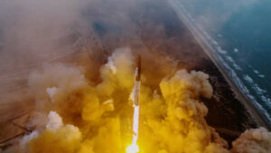SpaceX divulga imagens inéditas do 3º voo do poderoso Starship