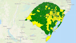 Mapa interativo mostra cobertura de 4G no Rio Grande do Sul e Santa Catarina