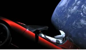carro Tesla espaço tesla roadster falcon heavy spacex espaço