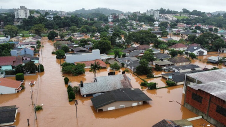Drone capta a destruição das enchentes no Rio Grande do Sul; assista