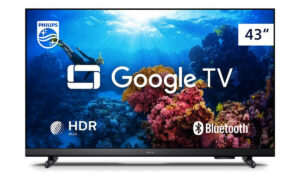 Televisão com Google TV em até 10x de R$ 163 sem juros