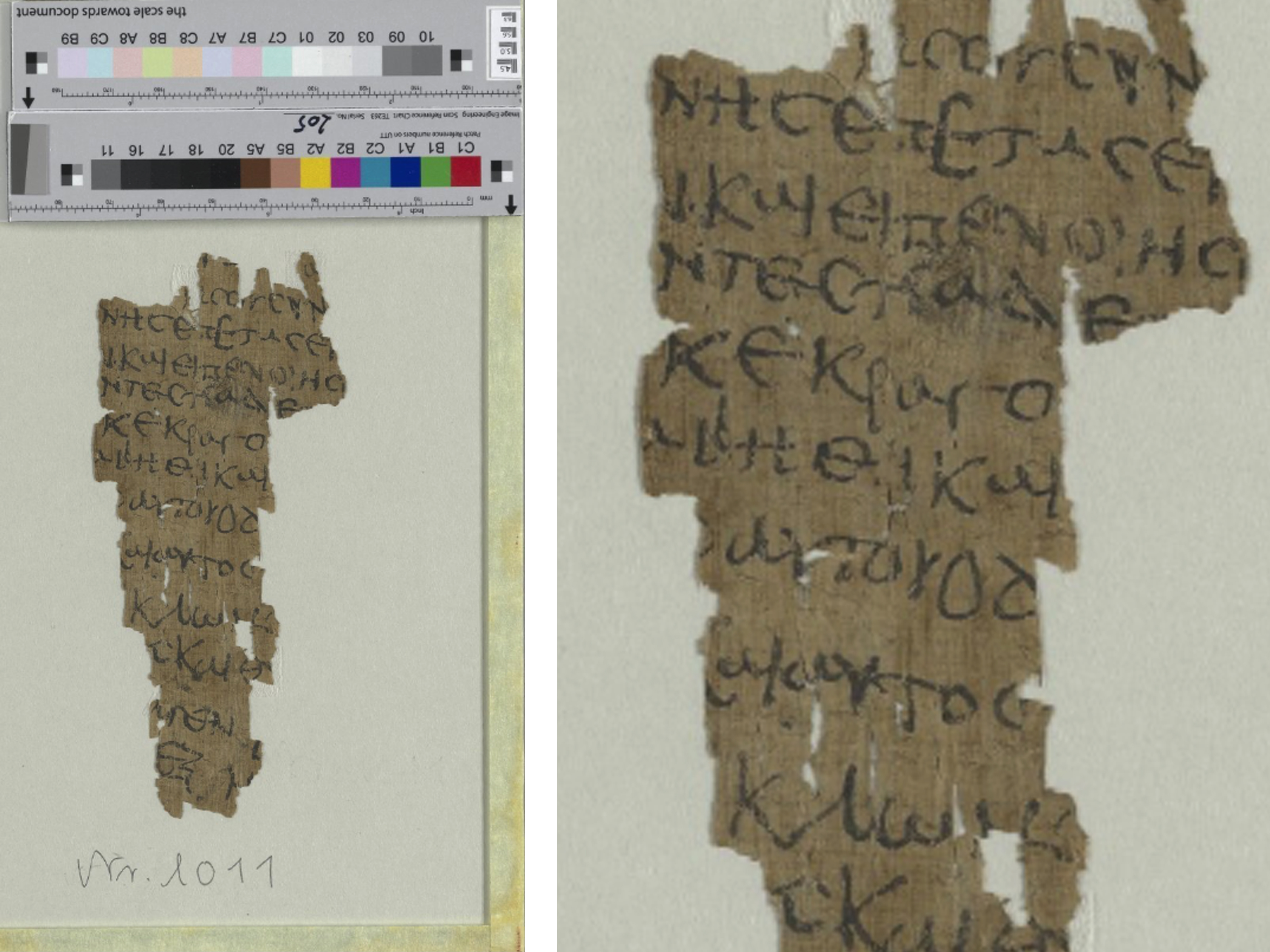 Papiro com manuscrito mais antigo sobre infância de Jesus
