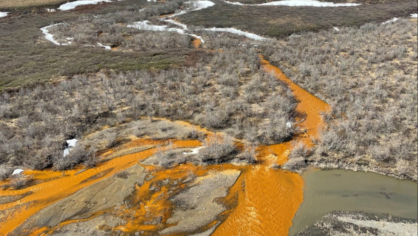 Rivers are turning orange in America