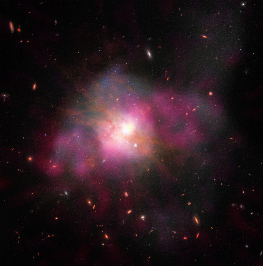 Imagem do Chandra mostra galáxias ARP 220 