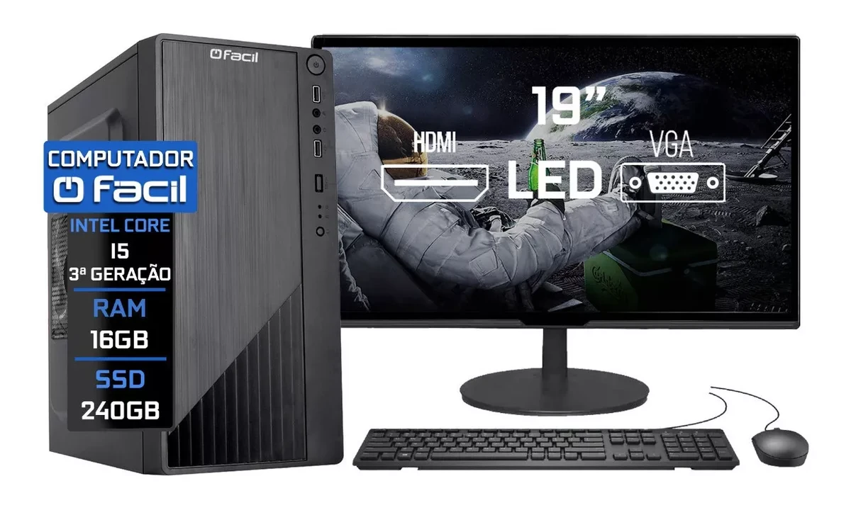 Oferta: tenha um computador i5 completo pagando R$1.099