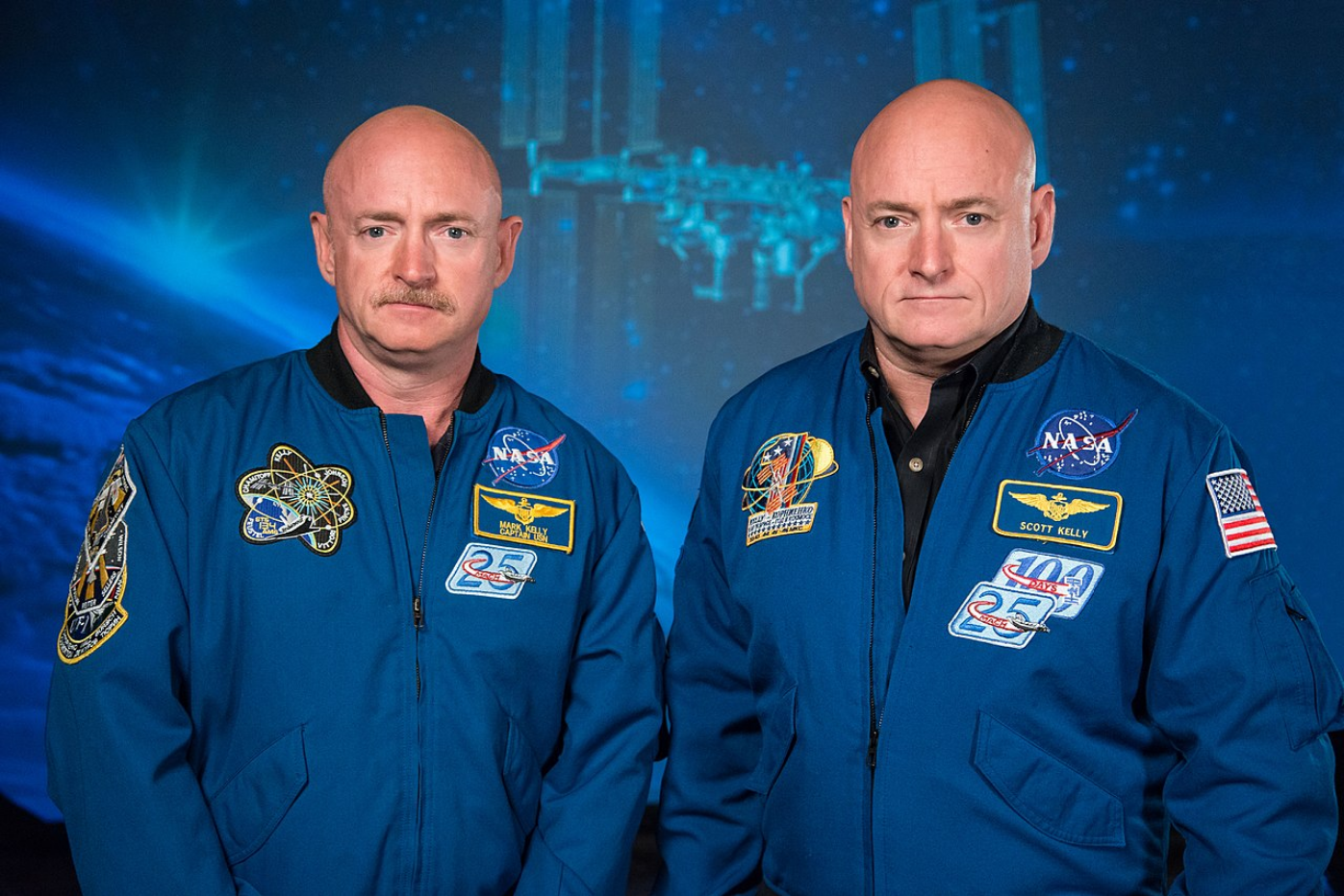 Mark e Scott Kelly astronautas gêmeos da NASA