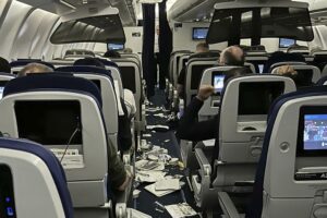 Turbulência em avião da Lufthansa