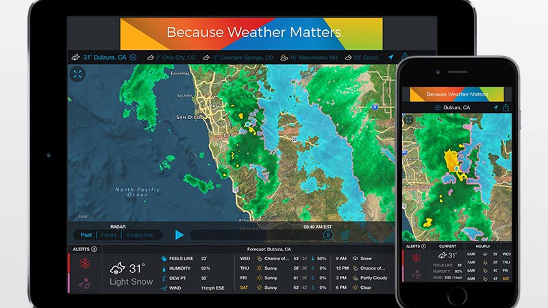 Weather Underground é um dos melhores aplicativos de clima