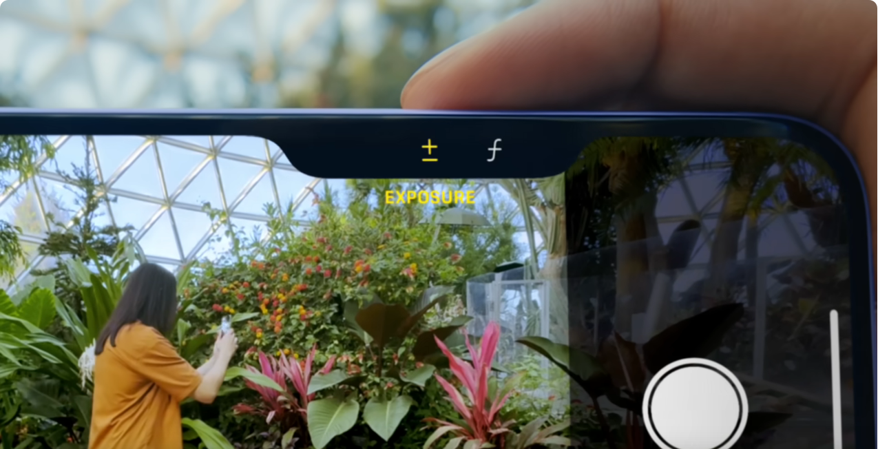 Ajuste de exposição com o novo botão do iPhone 16