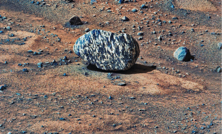 rocha zebra é descoberta por rover Perseverance da NASA em Marte