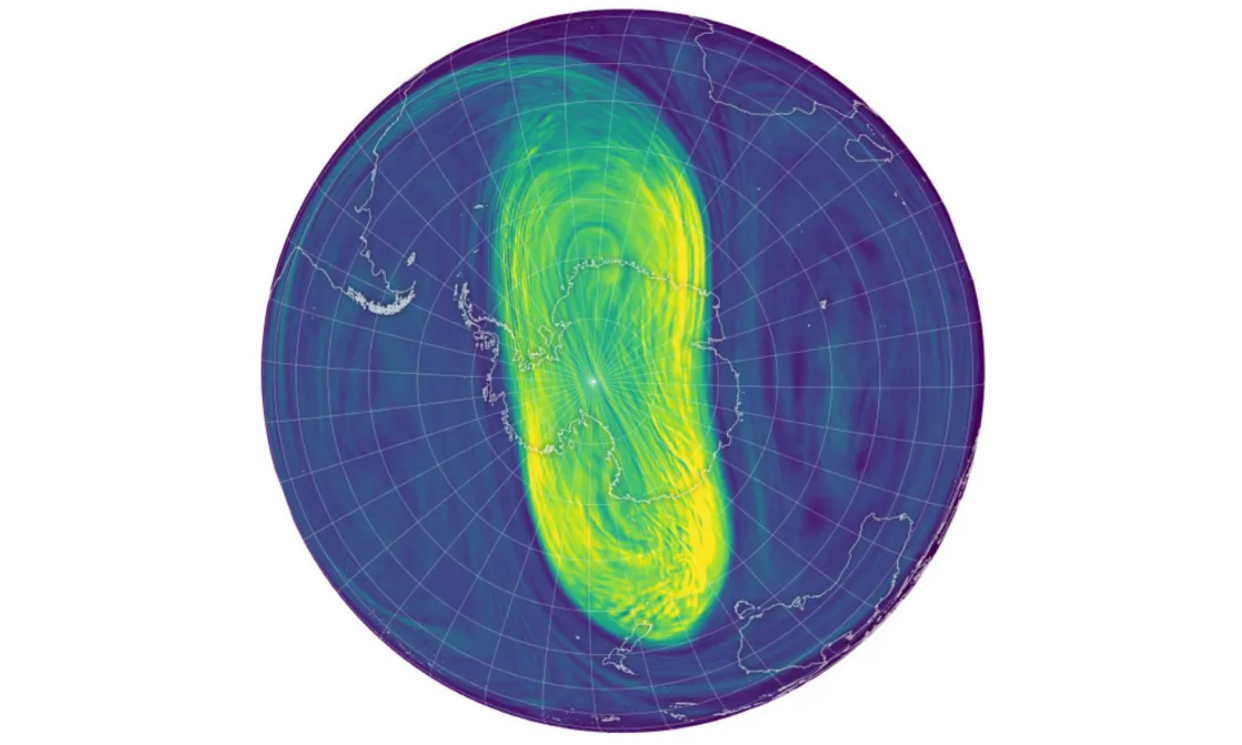 Vórtice polar da Antártida muda de forma e preocupa cientistas