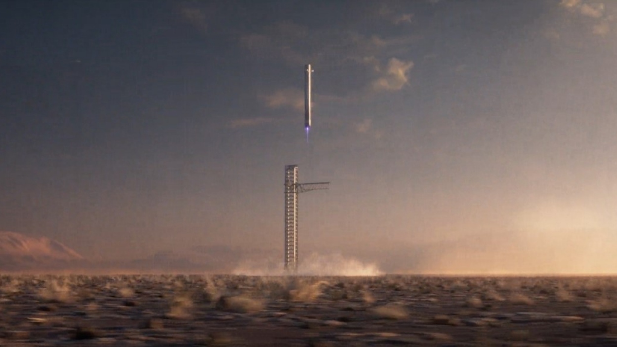 China desenvolve torre similar à da SpaceX para agarrar foguete no ar