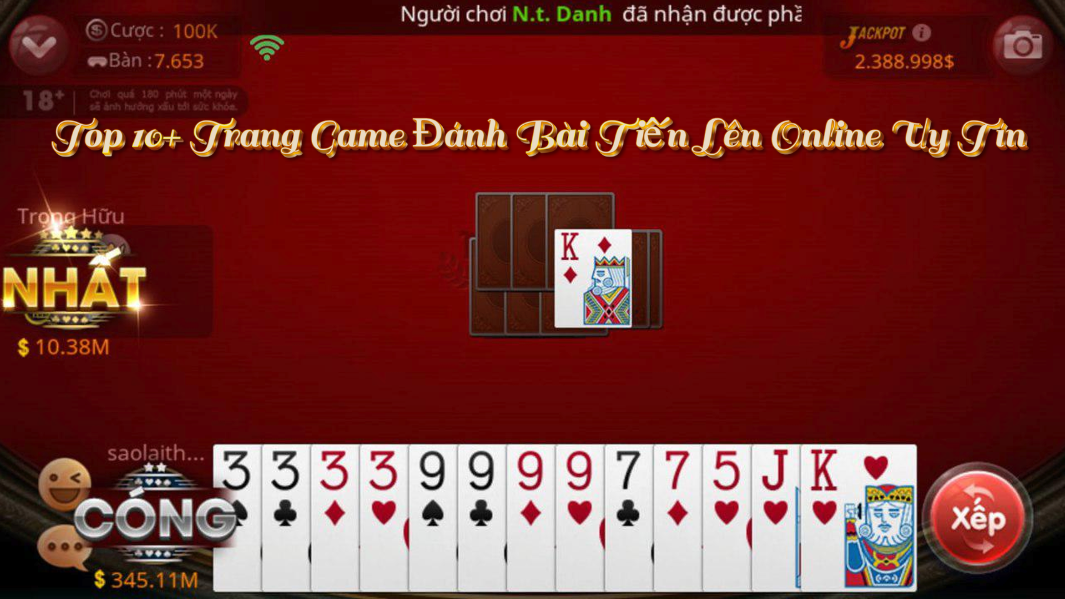 game đánh bài tiến lên