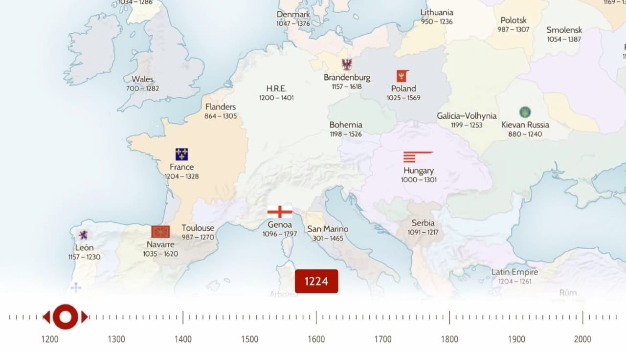 Mapa-múndi interativo permite explorar a história de cada país do mundo