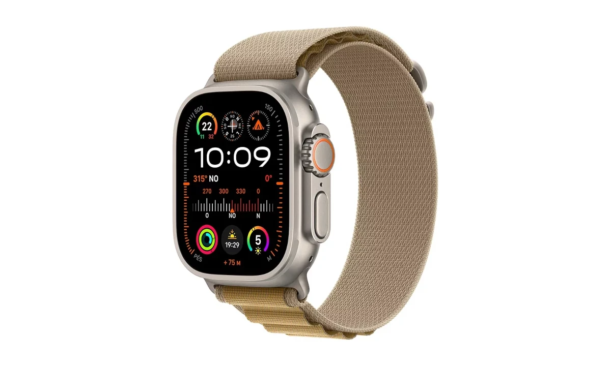 Apple Watch Ultra 49mm com caixa de titânio sai agora 23% OFF