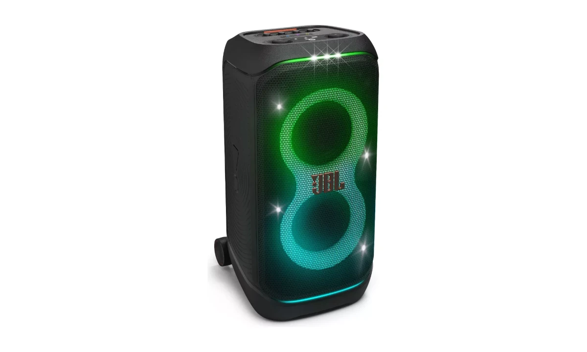 Aumente o som: JBL PartyBox Stage 320 com 240W RMS sai agora 27% OFF