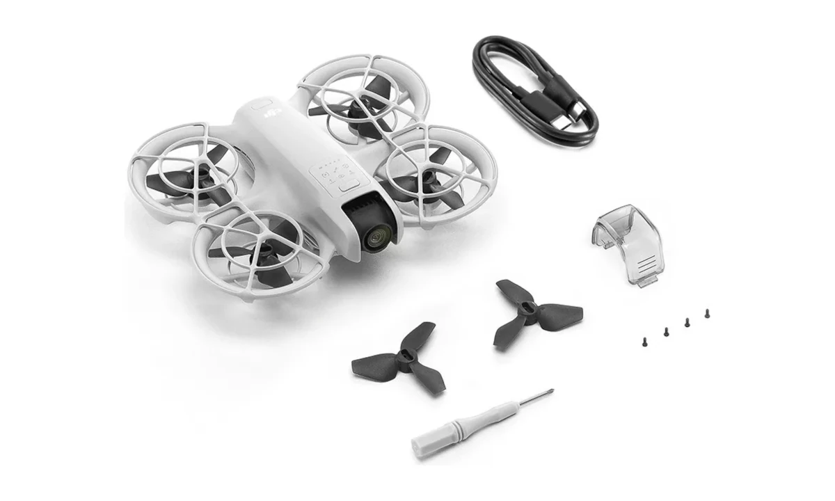 DJI Neo Standard grava em 4K e com rastreamento IA sai 42% OFF