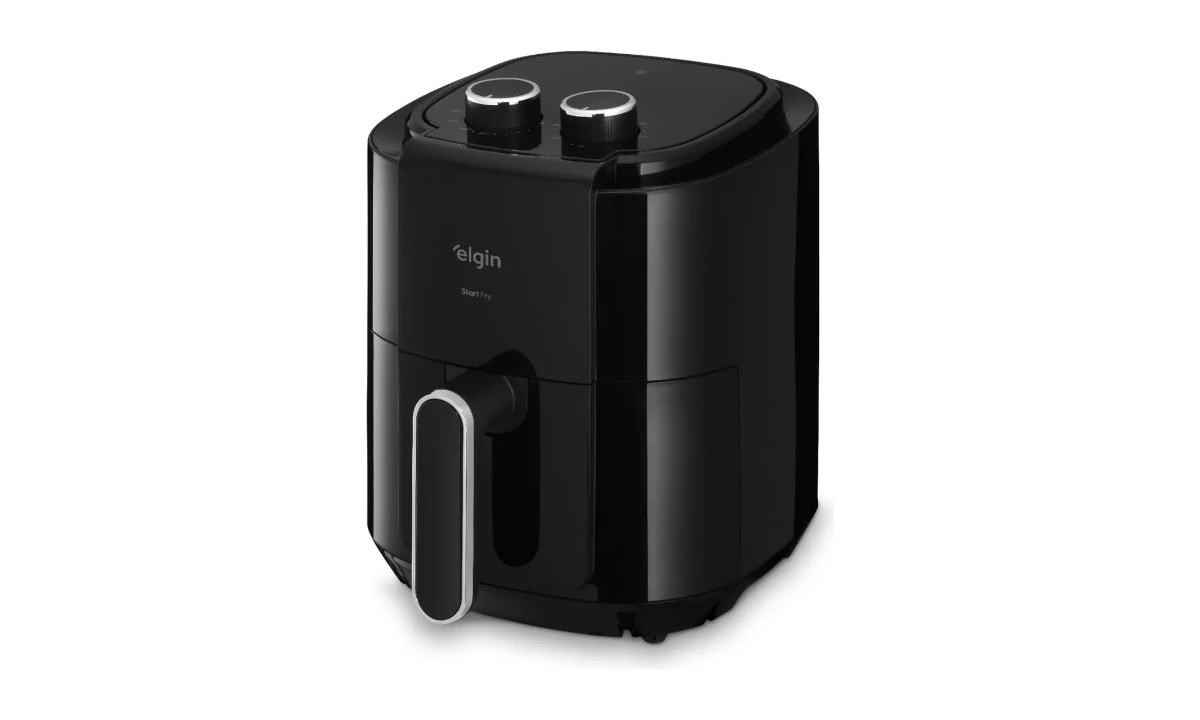 Air Fryer Elgin com 1400W e cesto quadrado sai 25% OFF